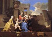 Nicolas Poussin The Holy Family on the Steps Sweden oil painting artist